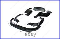 FRP PD RB Front Lip withRods Fender Flares Duck Tail Wing for 15-17 Golf MK7 GT I