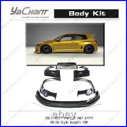 FRP PD RB Wide BodyKit(Lip, Fender, Wing Spoiler) For 2015-2017 VW Golf MK7 GTI