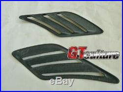 Fit for UNIVERSAL CARBON FIBER FRONT FENDER SIDE AIR INTAKE VENTS SCOOPS