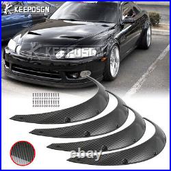 For Honda Civic Del Sol 35 Fender Flares Arches Widebody Mudguard CARBON Look