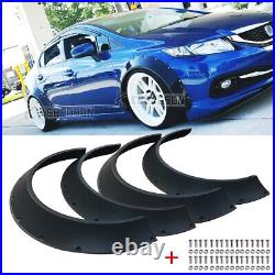 For Honda Civic FB CONCAVE Fender Flares Flexible Extra Widebody Wheel Arches 4