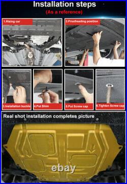 For VW Golf MK6 Engine Splash Guards Shield Mud Flaps Fender Golden 2010-2013