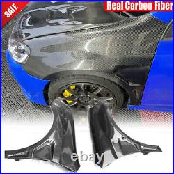 For VW Golf MK6 GTI R20 10-13 Real Carbon Exterior Side Fender Blades Vent Cover