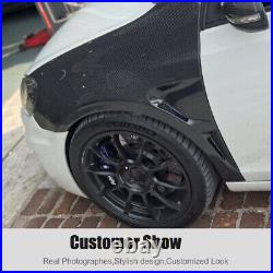 For VW Golf MK6 GTI R20 10-13 Real Carbon Exterior Side Fender Blades Vent Cover