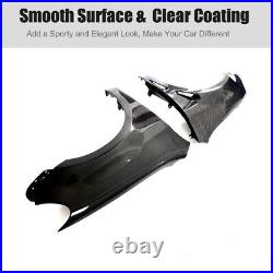 For VW Golf MK6 GTI R20 10-13 Real Carbon Exterior Side Fender Blades Vent Cover