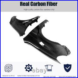 For VW Golf MK6 GTI R20 10-13 Real Carbon Exterior Side Fender Blades Vent Cover