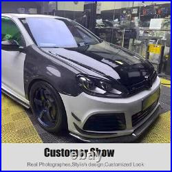 For VW Golf MK6 GTI R20 10-13 Real Carbon Exterior Side Fender Blades Vent Cover