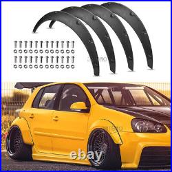 For VW Golf MK6 MK5 MK4 GTI 4Pcs Car Wheel Arches Fender Flares Extra Wide Body