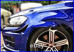 For VW Golf MK7 2014-2017 Real Carbon Fiber Front Fender Side Vent Garnish Trim