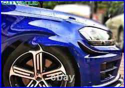 For VW Golf MK7 2014-2017 Real Carbon Fiber Front Fender Side Vent Garnish Trim