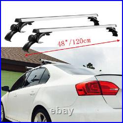 For VW Golf Polo Jetta 4DR 48 Roof Rack Crossbars Kayak Cargo Luggage Carrier