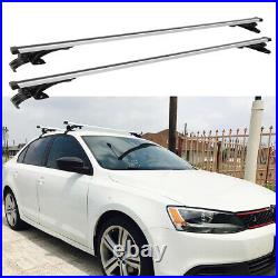 For VW Golf Polo Jetta 4DR 48 Roof Rack Crossbars Kayak Cargo Luggage Carrier