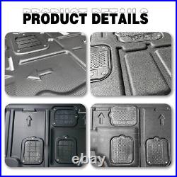 For VW Golf R 2012-2014 Engine Armor Splash Guard Mudguard Fenders Black