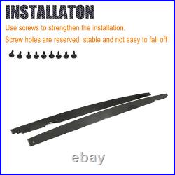 For VW Volkswagen MK8 Golf R 2021+ Real Carbon Side Skirt Extension Rocker Panel