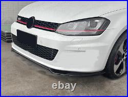 For Volkswagen Golf 7 15-21 Carbon Fiber Look Front Bumper Lip Spoiler Splitter