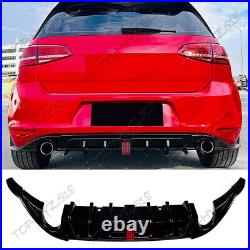 For Volkswagen Golf GTI 2015-2017 Rear bumper tail lip blade spoiler with lamp