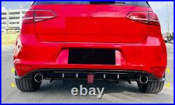 For Volkswagen Golf MK7 2015-2017 Rear bumper tail lip blade spoiler with lamp