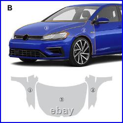 For Volkswagen Golf R 2018-2019 Hood Precut Paint Protection Film PPF Clear Bra