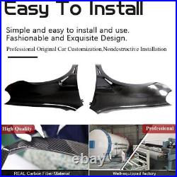 For Volkswagen VW Golf MK6 GTI REAL CARBON Side Fender Exterior Lid Trim BODYKIT