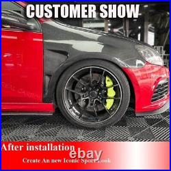 For Volkswagen VW Golf MK6 GTI REAL CARBON Side Fender Exterior Lid Trim BODYKIT