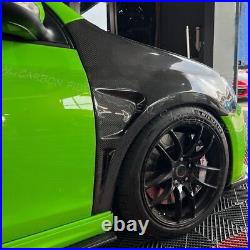 For Volkswagen VW Golf MK6 GTI REAL CARBON Side Fender Exterior Lid Trim BODYKIT