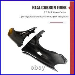 For Volkswagen VW Golf MK6 GTI REAL CARBON Side Fender Exterior Lid Trim BODYKIT