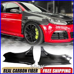 For Volkswagen VW Golf MK6 GTI REAL CARBON Side Fender Exterior Lid Trim Bodykit