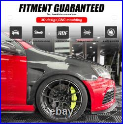 For Volkswagen VW Golf MK6 GTI REAL CARBON Side Fender Exterior Lid Trim Bodykit