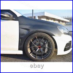 For Volkswagen VW Golf MK6 GTI REAL CARBON Side Fender Exterior Lid Trim Bodykit