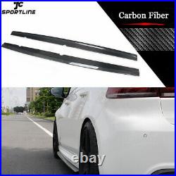 For Volkswagen VW Golf VI MK6 R20 10-13 Side Skirts Spoiler Bodykit Carbon Fiber
