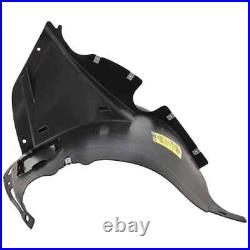Front Driver Left Side Fender Liners For 2015-17 VW Hand Volkswagen e-Golf Golf