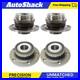 Front and Rear Wheel Hub Bearings Set of 4 for VW Jetta Passat Beetle CC Tiguan