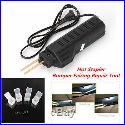 Hot Stapler Car Bumper Fender Fairing Welder Gun Staples Plastic Repair Kit 220V