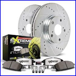 K5671-26 Powerstop 2-Wheel Set Brake Disc and Pad Kits Rear for VW Sedan Beetle