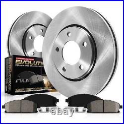 KOE5671 Powerstop 2-Wheel Set Brake Disc and Pad Kits Rear for VW Sedan Beetle