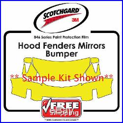 Kits for VW 3M 846 Scotchgard Paint Protection Film Hood Fender Bumper Mirr