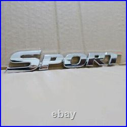 Metal Chrome SPORT Logo Emblem Badge Car Sticker Trunk Fender Decor Accessories
