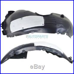 New Front Lh & Rh Fender Liner Fits 15-17 Volkswagen Golf Vw1248128 Vw1249128