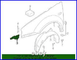 New Genuine Volkswagen Front Fender Support (1J0-821-136-B) Free Shipping