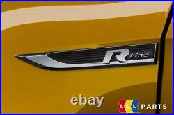 New Genuine Volkswagen Golf VII Mk7 Facelift R Line Fender Emblem Set