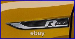 New Genuine Volkswagen Golf VII Mk7 Facelift R Line Fender Emblem Set