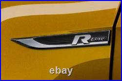 New Original Volkswagen Golf MK7 Facelift R-Line FENDER Emblem Pair of L. +R
