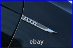New Original Volkswagen Golf Mk7 Set Left and Right GTD Side FENDER Badges