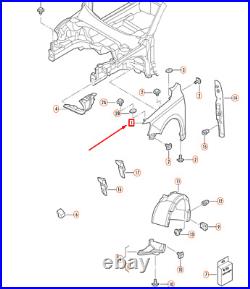 New Volkswagen Golf Mk6 Front Left Fender Wing 1k9821021 Original