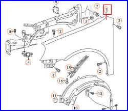 Oem Volkswagen Golf Mk6 Front Left Fender Wing 5k6821021b Genuine