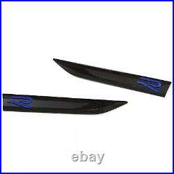 Original VW Golf 8 R (5H) Fender Door Badge Emblem Sticker Logo Black Set OEM