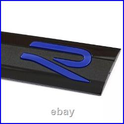 Original VW Golf 8 R (5H) Fender Door Badge Emblem Sticker Logo Black Set OEM
