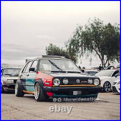 Plus 2in VW GOLF / JETTA MK2 Fender Flares ABS Plastic Not Voomeran Euromagic