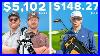 Pro Golfer With 50 Clubs Vs Scratch Golfers With 5 000 Clubs