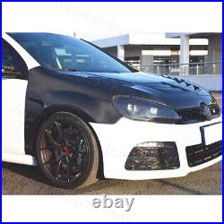 REAL CARBON Exterior Side Fender Vent Trims Fits Volkswagen VW Golf MK6 GTI R20